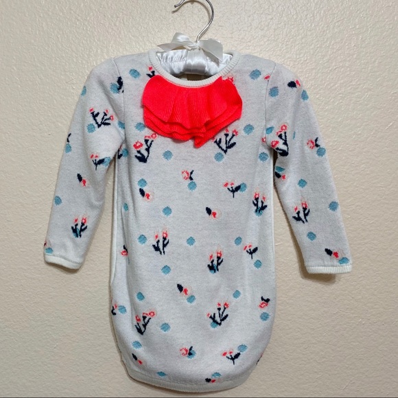 Billieblush Floral Ribbed Dress - Picture 2 of 8